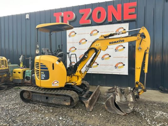 Minigraafmachine Komatsu PC26MR-3  à 19900€ HT: afbeelding 7