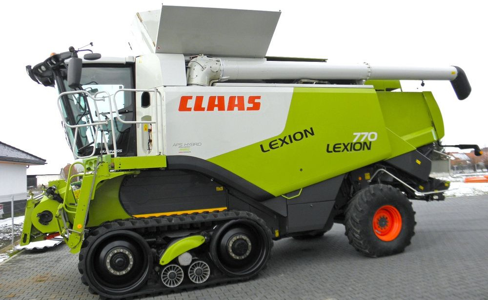Claas Lexion 770 Terra Trac Heder V10,5, Najbogatsza Wersja, Nie Malowany, Stan Bardzo Dobry - Maaidorser: afbeelding 1 Claas Lexion 770 Terra Trac Heder V10,5, Najbogatsza Wersja, Nie Malowany, Stan Bardzo Dobry - Maaidorser: afbeelding 1