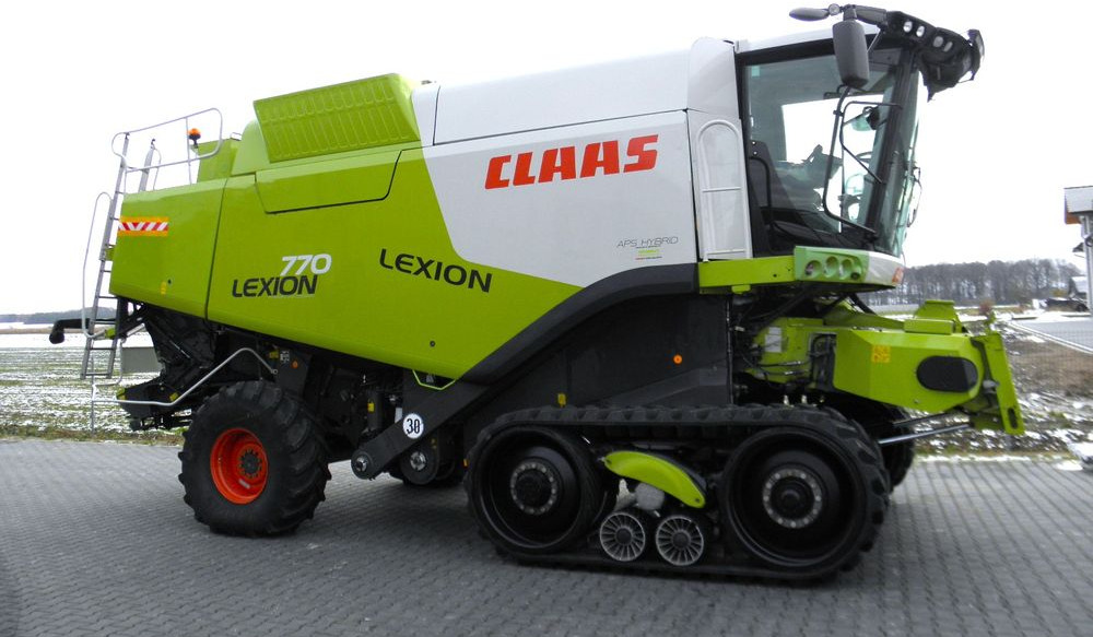 Claas Lexion 770 Terra Trac Heder V10,5, Najbogatsza Wersja, Nie Malowany, Stan Bardzo Dobry - Maaidorser: afbeelding 2 Claas Lexion 770 Terra Trac Heder V10,5, Najbogatsza Wersja, Nie Malowany, Stan Bardzo Dobry - Maaidorser: afbeelding 2