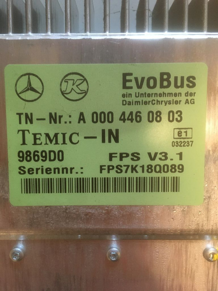 Mercedes-Benz Temic A0004460803 FPS 3.1 Steuergerät A 000 446 08 03 - Elektrisch systeem voor Bus: afbeelding 2 Mercedes-Benz Temic A0004460803 FPS 3.1 Steuergerät A 000 446 08 03 - Elektrisch systeem voor Bus: afbeelding 2