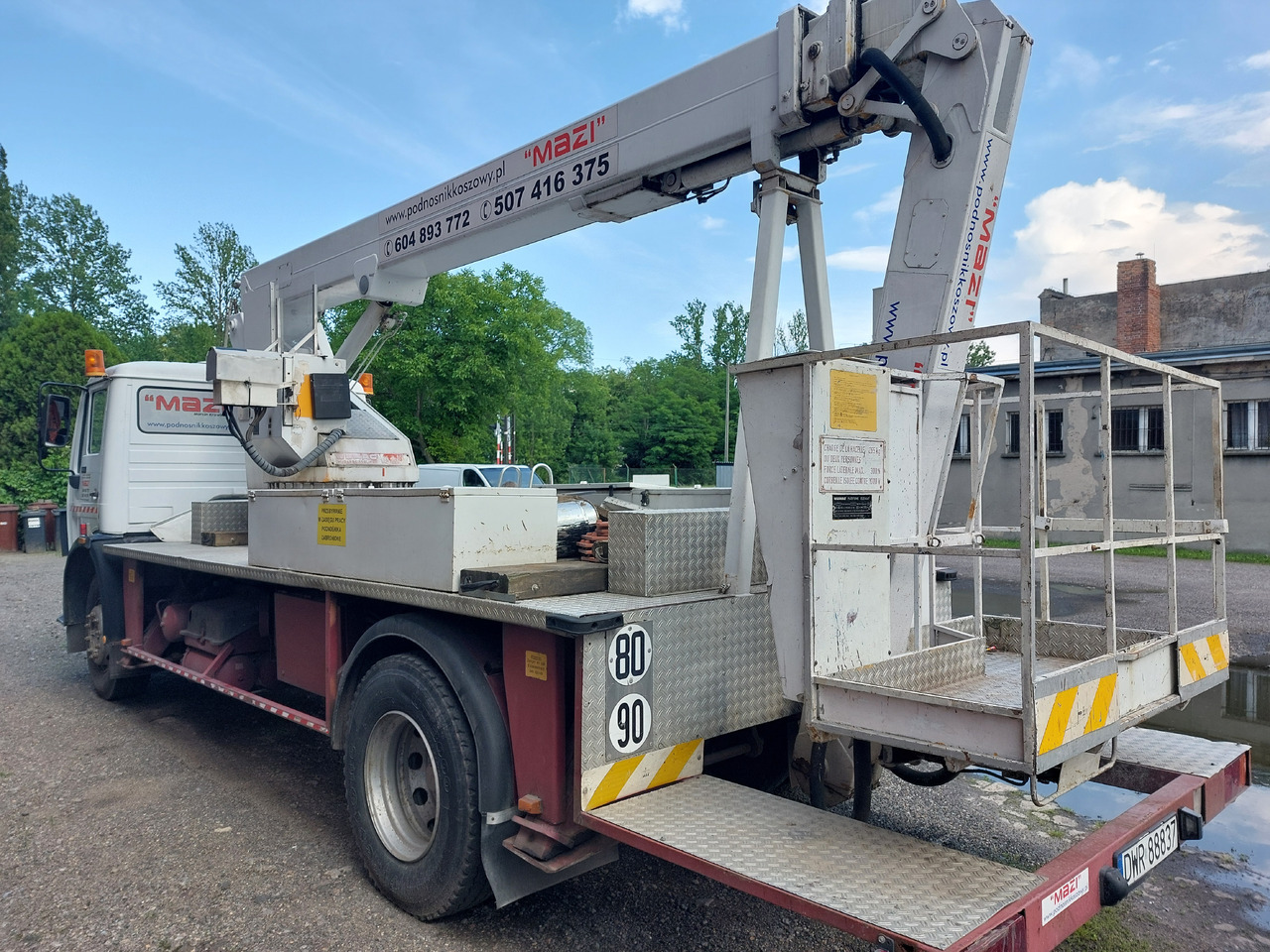 Wumag Mercedes 1414, 400V Wumag WT220 hydraulik - Vrachtwagen hoogwerker: afbeelding 3 Wumag Mercedes 1414, 400V Wumag WT220 hydraulik - Vrachtwagen hoogwerker: afbeelding 3