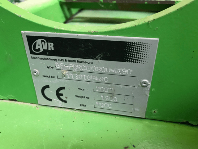 AVR GE FORCE 3800 - Aardappeltechniek: afbeelding 4 AVR GE FORCE 3800 - Aardappeltechniek: afbeelding 4