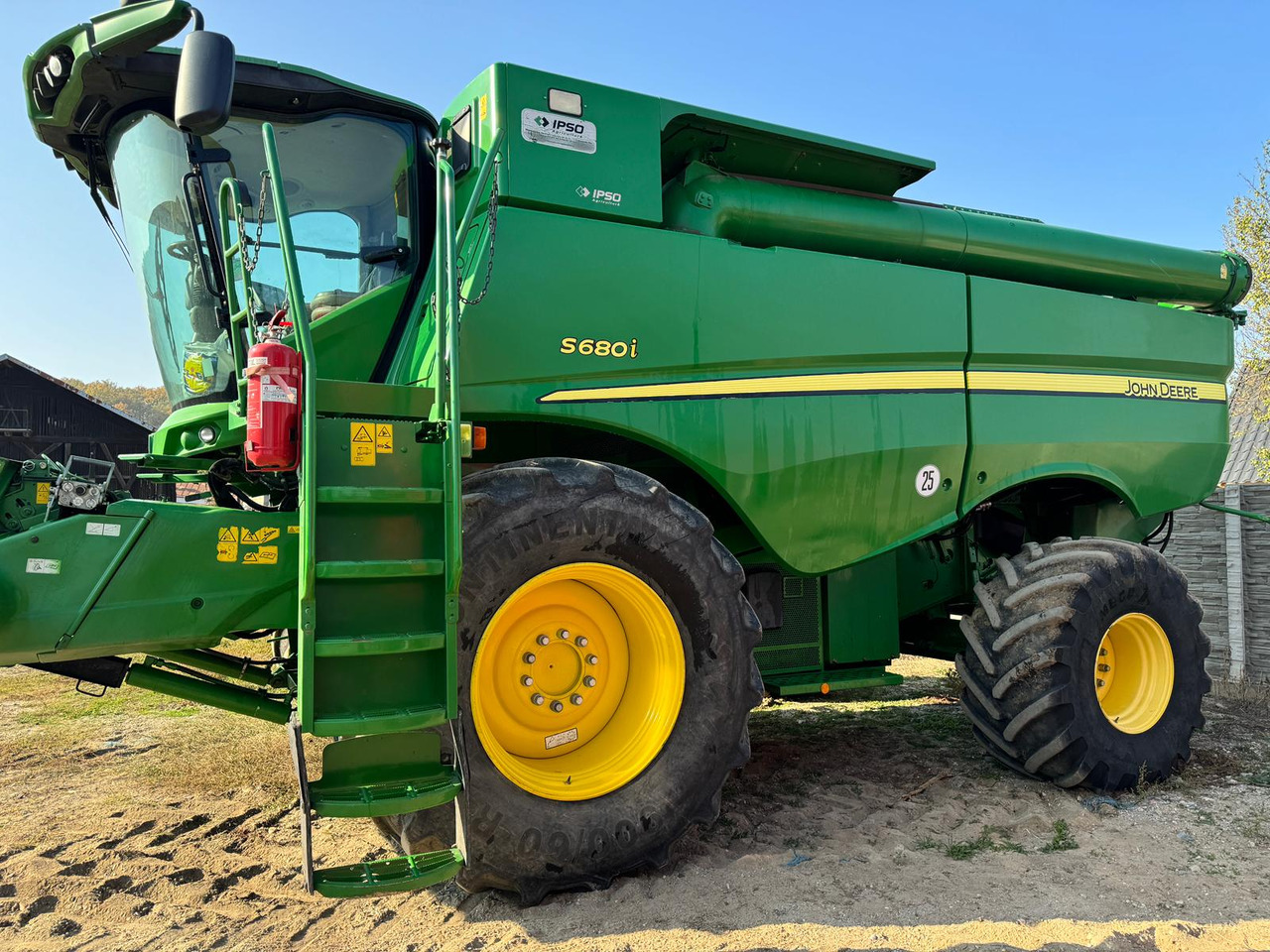 John Deere S680i combine + 635X Header + Zurn trailer - Maaidorser: afbeelding 2 John Deere S680i combine + 635X Header + Zurn trailer - Maaidorser: afbeelding 2