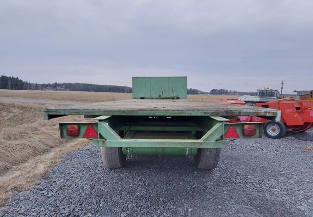 Jalkalavakärry 3-akselinen ilma-alustainen. - Open/ Plateau aanhangwagen: afbeelding 4 Jalkalavakärry 3-akselinen ilma-alustainen. - Open/ Plateau aanhangwagen: afbeelding 4