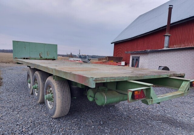 Jalkalavakärry 3-akselinen ilma-alustainen. - Open/ Plateau aanhangwagen: afbeelding 5 Jalkalavakärry 3-akselinen ilma-alustainen. - Open/ Plateau aanhangwagen: afbeelding 5