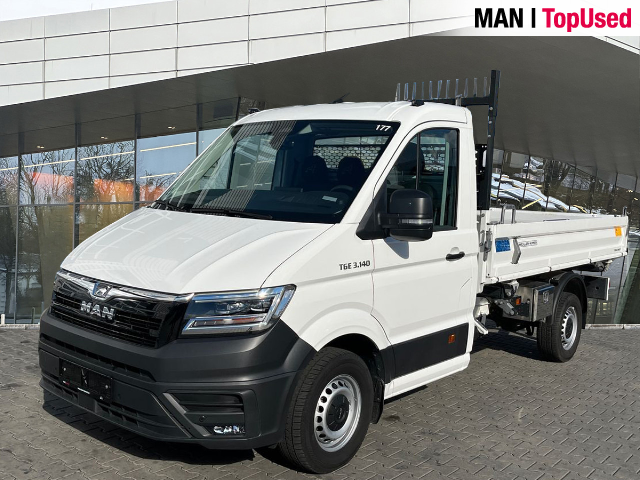 MAN TGE 3.140 4X2F SB kipper 3S Meiller - Gesloten bestelwagen: afbeelding 1 MAN TGE 3.140 4X2F SB kipper 3S Meiller - Gesloten bestelwagen: afbeelding 1