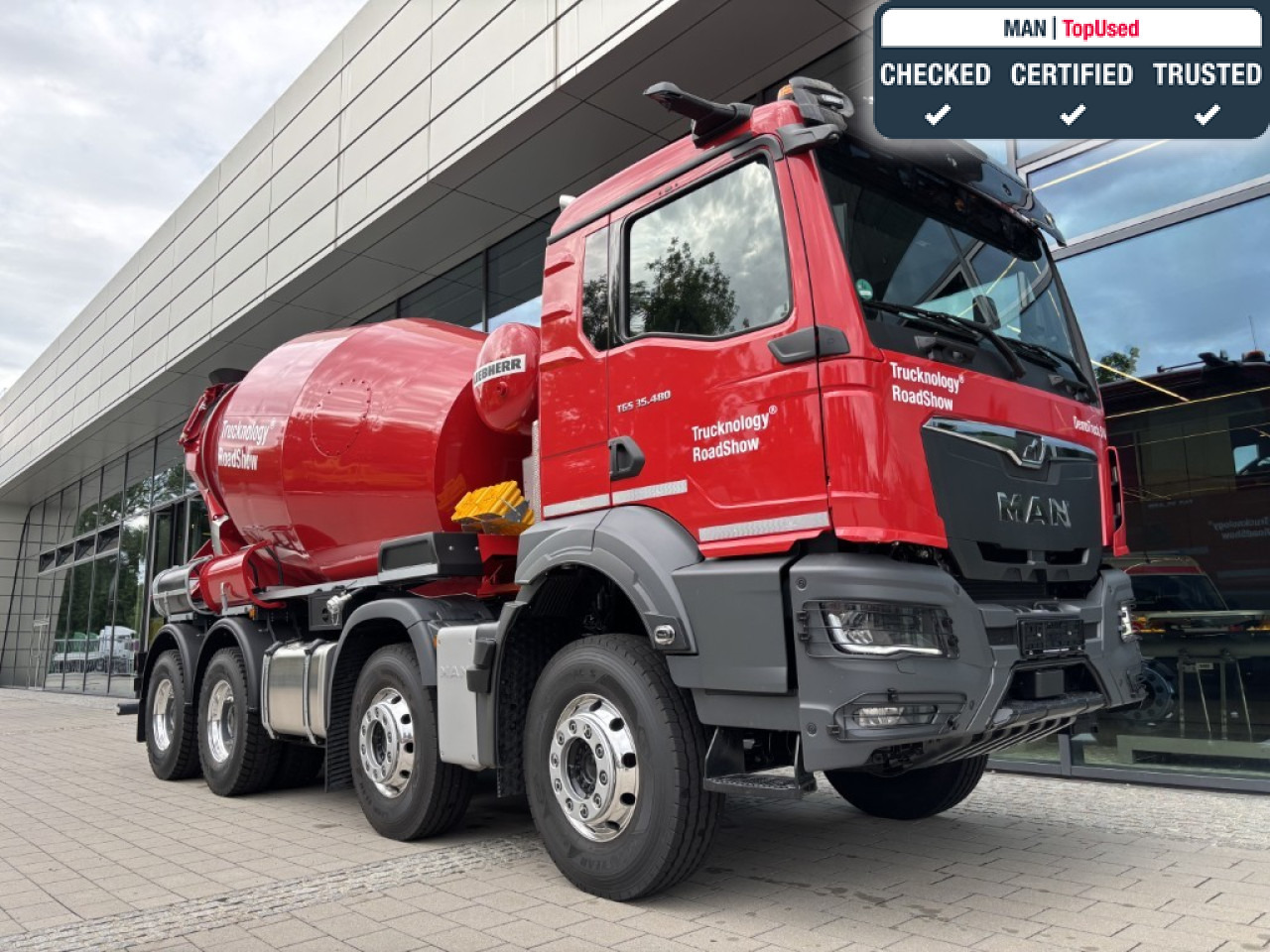 MAN TGS 35.480 8x4 BB CH LIEBHERR HTM 905 Klima - Betonmixer: afbeelding 1 MAN TGS 35.480 8x4 BB CH LIEBHERR HTM 905 Klima - Betonmixer: afbeelding 1
