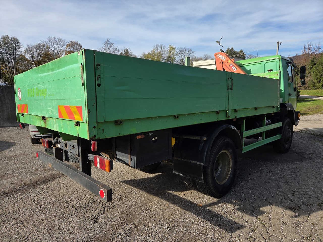 MAN 8.163 4x4 + crane FASSI F45A.22 - Vrachtwagen met open laadbak: afbeelding 4 MAN 8.163 4x4 + crane FASSI F45A.22 - Vrachtwagen met open laadbak: afbeelding 4