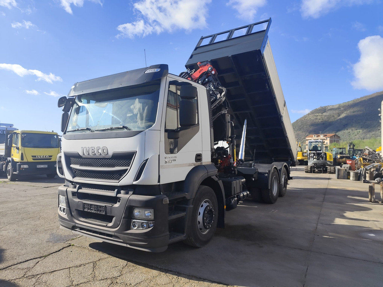 Kraanwagen, Kipper vrachtwagen IVECO STRALIS CUBE 260S31: afbeelding 17