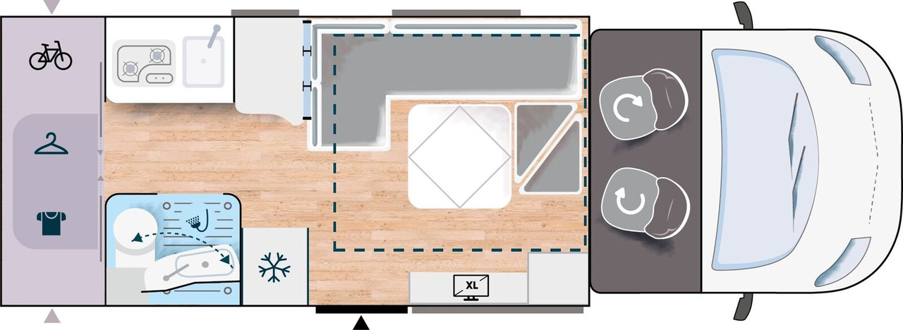 Challenger Teilintegriert Break Edition 240 *MJ25*Automatik - Half integraal camper: afbeelding 2 Challenger Teilintegriert Break Edition 240 *MJ25*Automatik - Half integraal camper: afbeelding 2