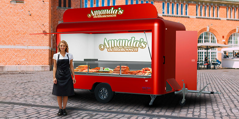 Deli Star Trailer Deli Meat 4000 - EU Standards - Verkoopwagen: afbeelding 1 Deli Star Trailer Deli Meat 4000 - EU Standards - Verkoopwagen: afbeelding 1
