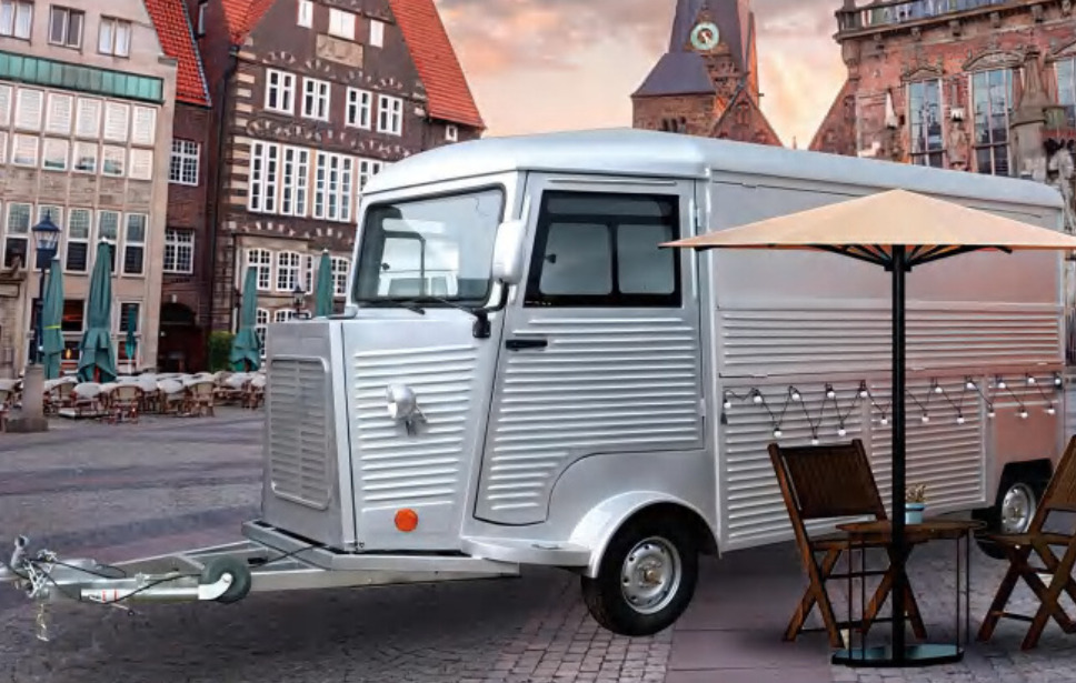 Deli Star Trailer Retro Frenchie FR 4800 Towable - Verkoopwagen: afbeelding 1 Deli Star Trailer Retro Frenchie FR 4800 Towable - Verkoopwagen: afbeelding 1