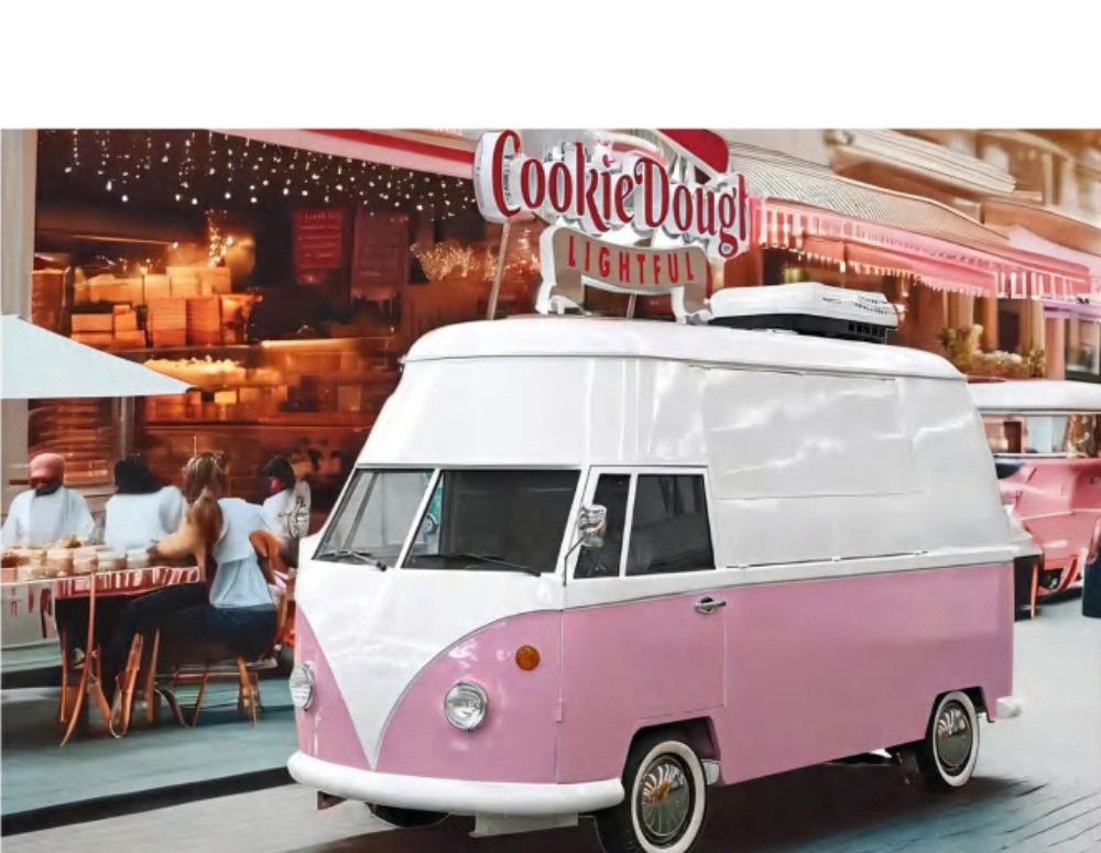 Deli Star Trailer Retro Minivan HR 4300 Electric - EU standards - Verkoopwagen: afbeelding 3 Deli Star Trailer Retro Minivan HR 4300 Electric - EU standards - Verkoopwagen: afbeelding 3