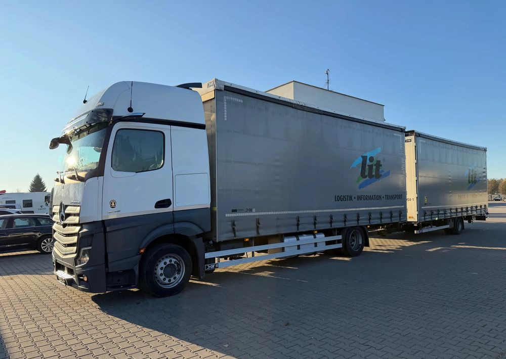 Mercedes-Benz ACTROS 1845 Zestaw przestrzenny przejazdowy120m3 - Schuifzeilen vrachtwagen: afbeelding 3 Mercedes-Benz ACTROS 1845 Zestaw przestrzenny przejazdowy120m3 - Schuifzeilen vrachtwagen: afbeelding 3
