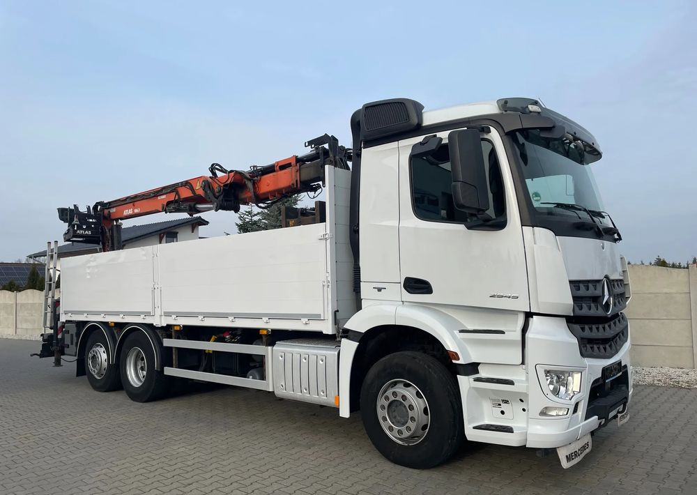 Mercedes-Benz Arocs 2545, HDS ATLAS 186.3 - PILOT - Vrachtwagen met open laadbak, Kraanwagen: afbeelding 4 Mercedes-Benz Arocs 2545, HDS ATLAS 186.3 - PILOT - Vrachtwagen met open laadbak, Kraanwagen: afbeelding 4