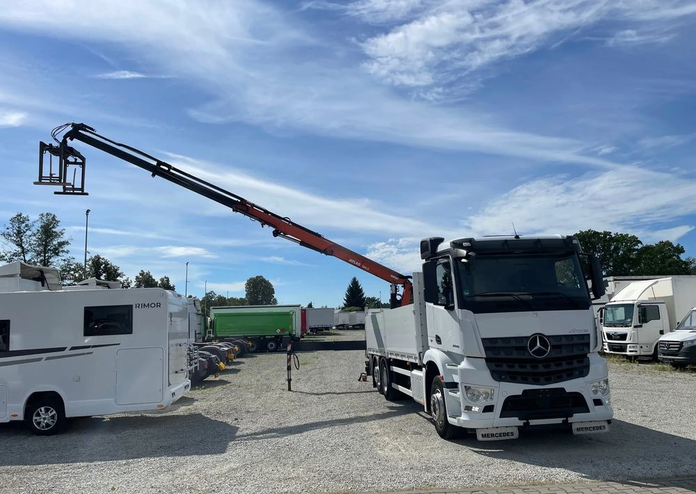 Mercedes-Benz Arocs 2545, HDS ATLAS 186.3 - PILOT - Vrachtwagen met open laadbak, Kraanwagen: afbeelding 4 Mercedes-Benz Arocs 2545, HDS ATLAS 186.3 - PILOT - Vrachtwagen met open laadbak, Kraanwagen: afbeelding 4