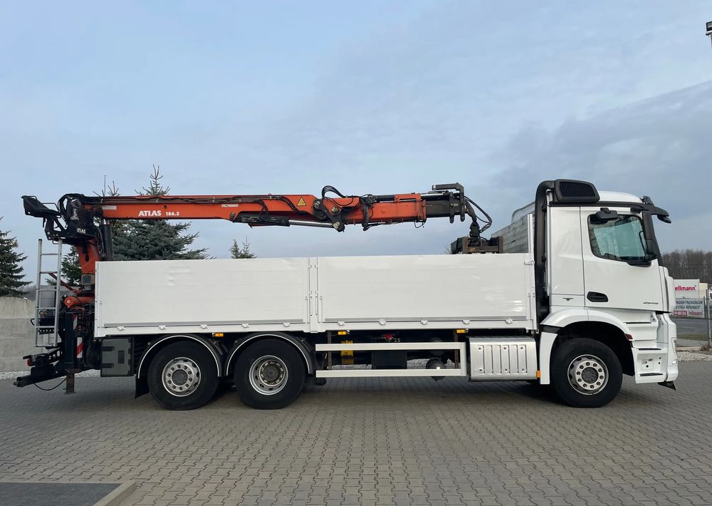 Mercedes-Benz Arocs 2545, HDS ATLAS 186.3 - PILOT - Vrachtwagen met open laadbak, Kraanwagen: afbeelding 4 Mercedes-Benz Arocs 2545, HDS ATLAS 186.3 - PILOT - Vrachtwagen met open laadbak, Kraanwagen: afbeelding 4