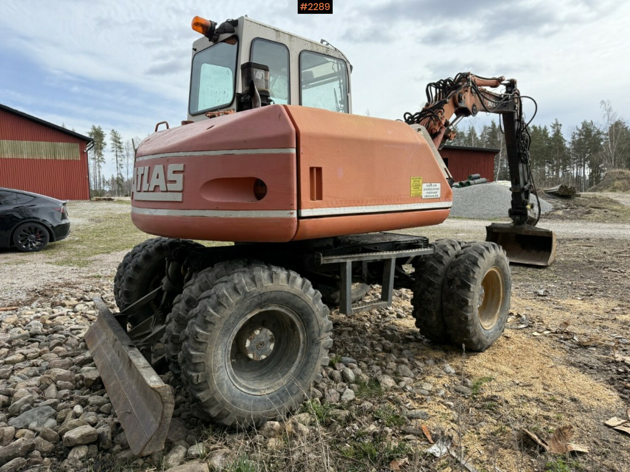 Wheeled excavator Atlas 1004 with attachments - Mobiele graafmachine: afbeelding 4 Wheeled excavator Atlas 1004 with attachments - Mobiele graafmachine: afbeelding 4