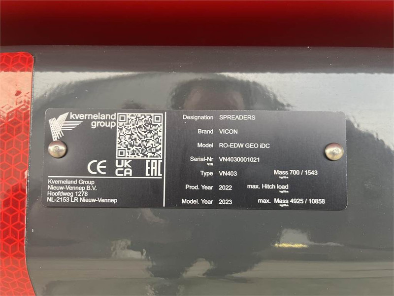 Kverneland RO-EDW GEO SPREAD 1875 - Kunstmeststrooier: afbeelding 5 Kverneland RO-EDW GEO SPREAD 1875 - Kunstmeststrooier: afbeelding 5