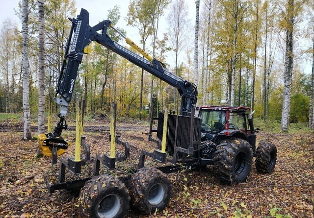 ValtraN123 + Kronos 140 4WDM + Cranab FC8 - Bosbouw tractor, Uitrijwagen: afbeelding 4 ValtraN123 + Kronos 140 4WDM + Cranab FC8 - Bosbouw tractor, Uitrijwagen: afbeelding 4