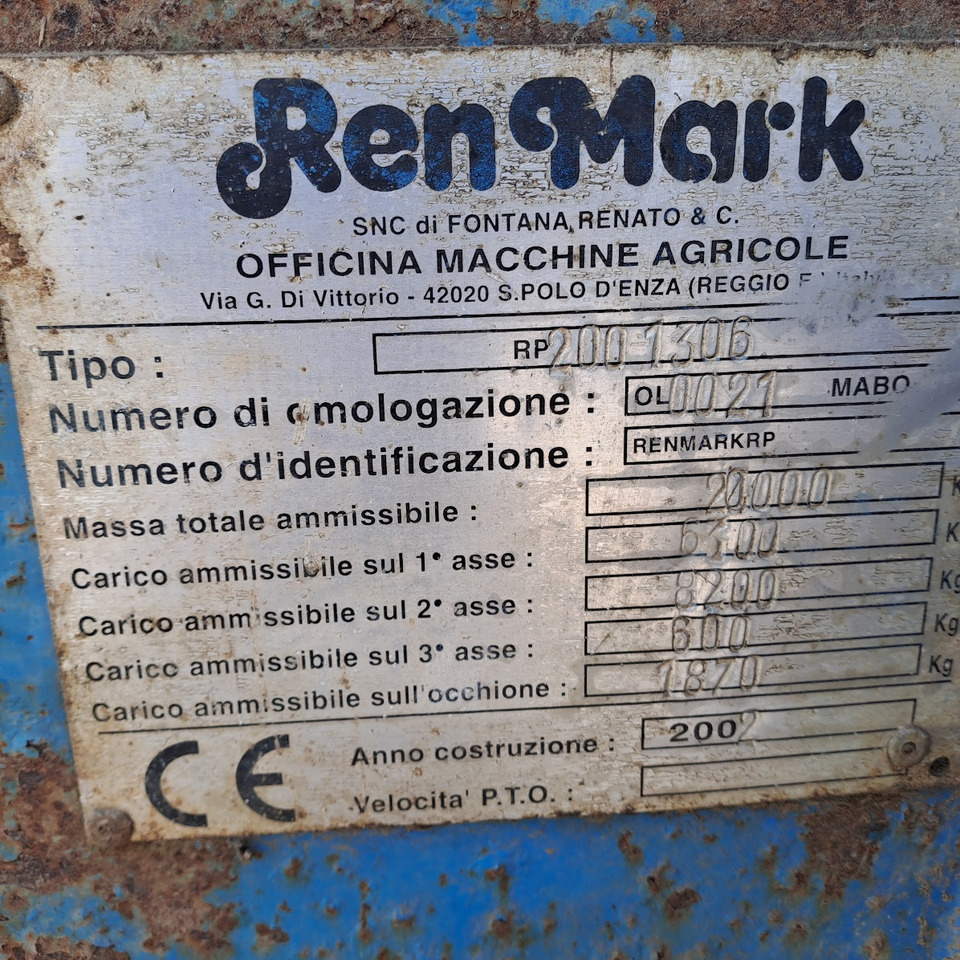 SPANDILETAME REN MARK - Mestverspreider: afbeelding 3 SPANDILETAME REN MARK - Mestverspreider: afbeelding 3
