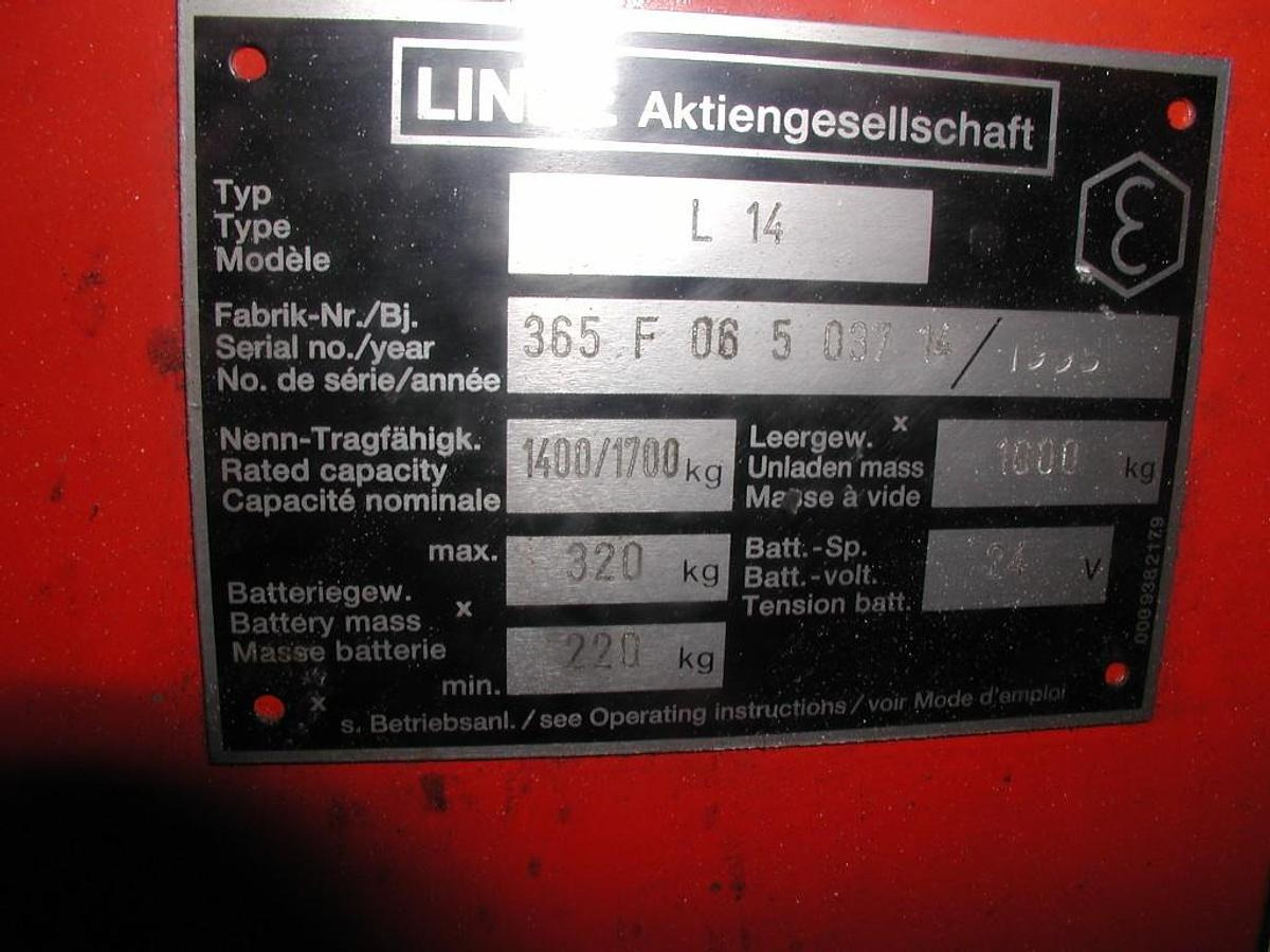 Hochhubwagen LINDE - Stapelaar: afbeelding 3 Hochhubwagen LINDE - Stapelaar: afbeelding 3