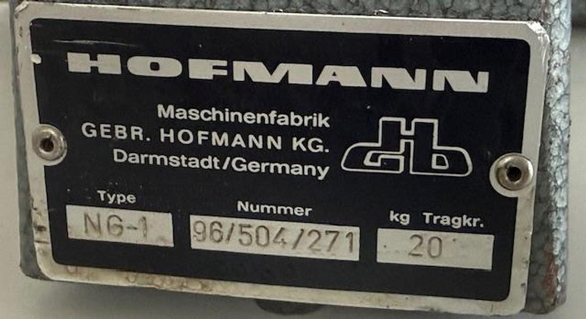 Schleifscheiben-Auswuchtwaage HOFMANN - Metaalbewerkingsmachine: afbeelding 4 Schleifscheiben-Auswuchtwaage HOFMANN - Metaalbewerkingsmachine: afbeelding 4