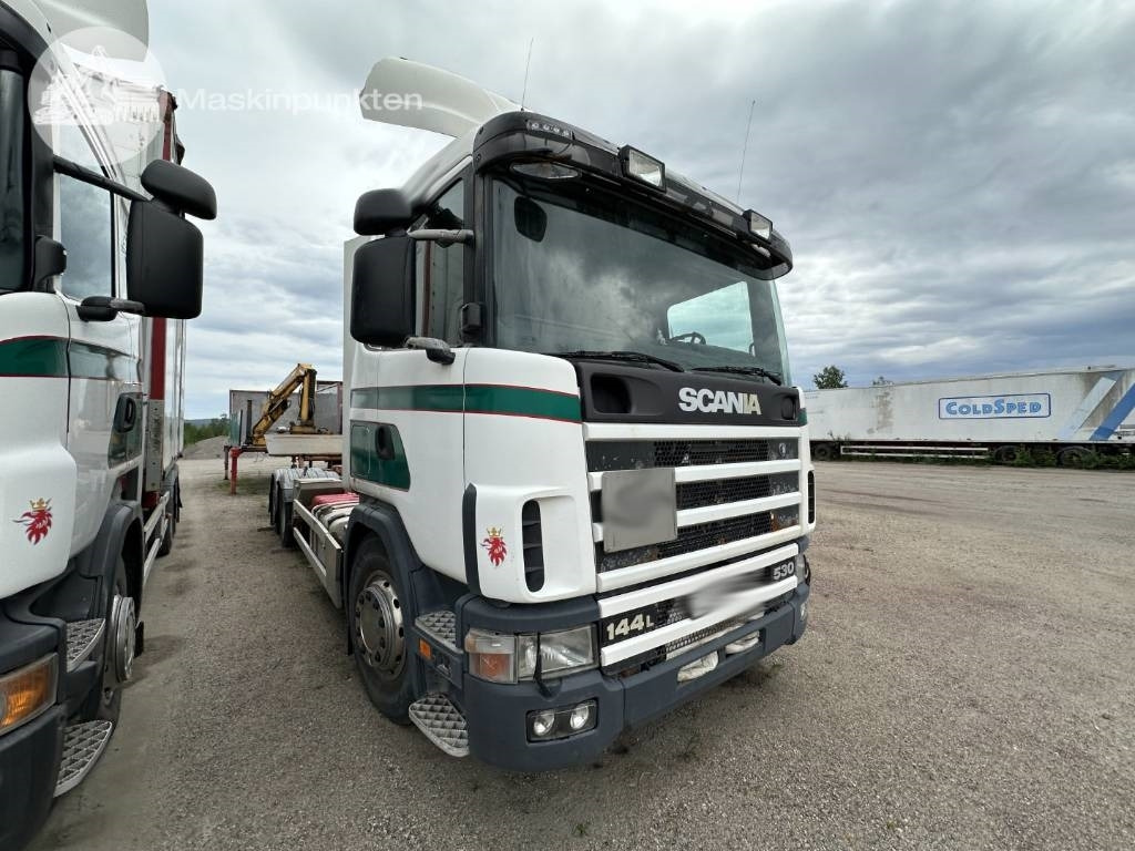 Scania R 124 LB - Containertransporter/ Wissellaadbak vrachtwagen: afbeelding 1 Scania R 124 LB - Containertransporter/ Wissellaadbak vrachtwagen: afbeelding 1