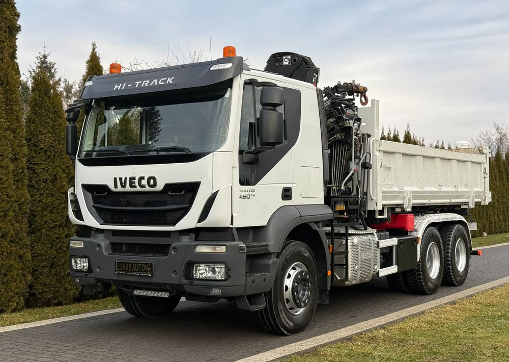 Iveco TRAKKER 450 6X4 PODWÓJNA HYDRO-BURTA HIAB 104 - Kipper vrachtwagen, Kraanwagen: afbeelding 5 Iveco TRAKKER 450 6X4 PODWÓJNA HYDRO-BURTA HIAB 104 - Kipper vrachtwagen, Kraanwagen: afbeelding 5