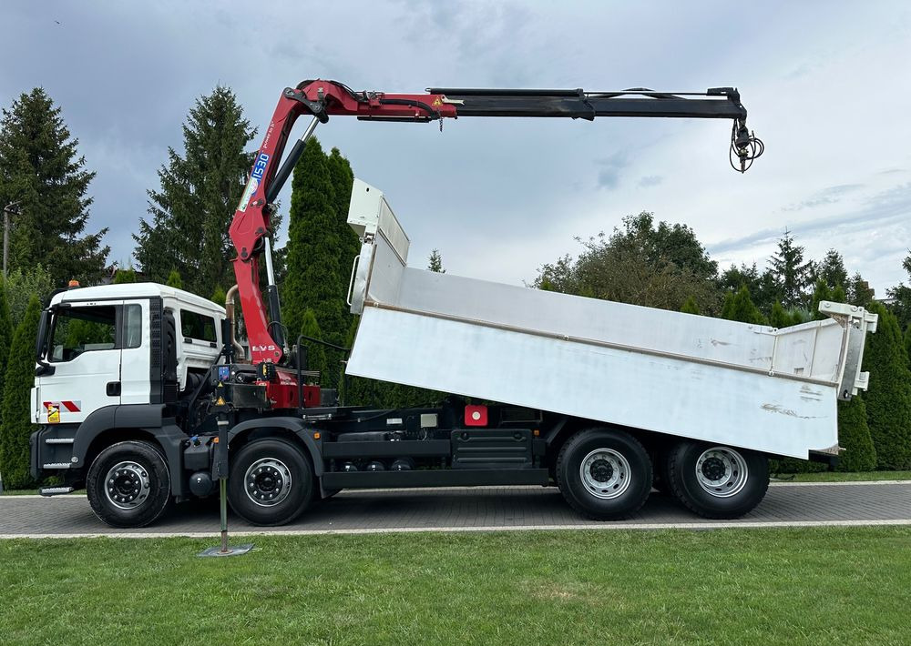 MAN TGS 440 / 8x4 / HMF 1530 / HYDROBURTA - Kipper vrachtwagen: afbeelding 4 MAN TGS 440 / 8x4 / HMF 1530 / HYDROBURTA - Kipper vrachtwagen: afbeelding 4