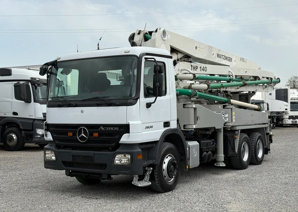 Mercedes-Benz ACTROS 2636 6X4 36 M WAITZINGER - Betonpomp: afbeelding 1 Mercedes-Benz ACTROS 2636 6X4 36 M WAITZINGER - Betonpomp: afbeelding 1