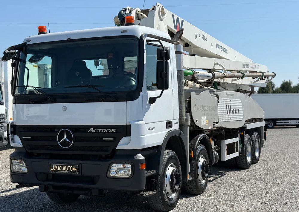 Mercedes-Benz ACTROS 4141 8X4 42 M GOTOWA DO PRACY - Betonpomp: afbeelding 1 Mercedes-Benz ACTROS 4141 8X4 42 M GOTOWA DO PRACY - Betonpomp: afbeelding 1