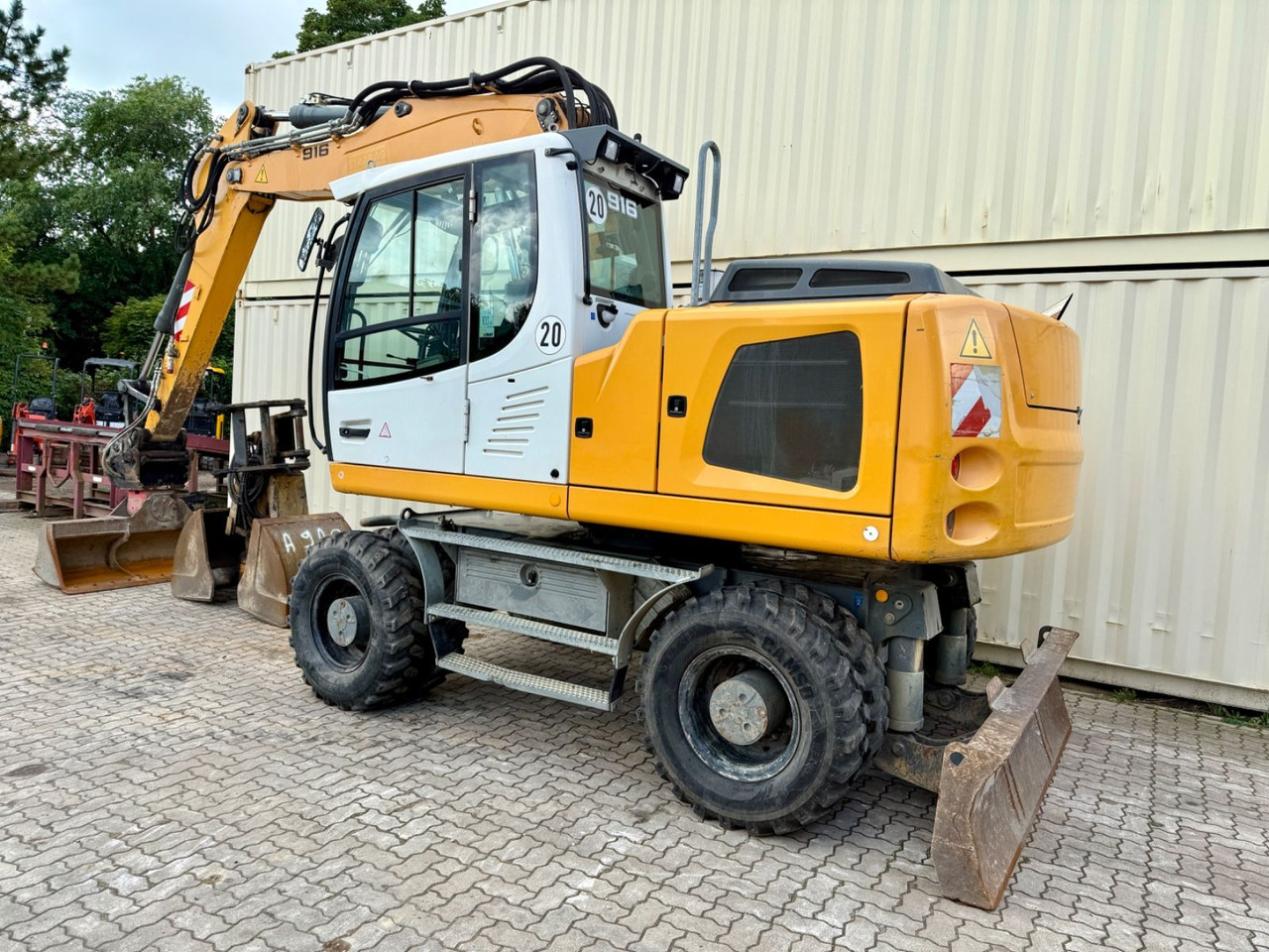 Liebherr A916 / Deutsche Maschine / Löffel + Greifer - Mobiele graafmachine: afbeelding 3 Liebherr A916 / Deutsche Maschine / Löffel + Greifer - Mobiele graafmachine: afbeelding 3