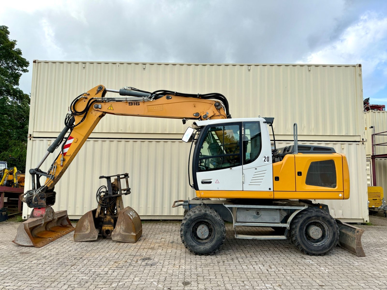 Liebherr A916 / Deutsche Maschine / Löffel + Greifer - Mobiele graafmachine: afbeelding 2 Liebherr A916 / Deutsche Maschine / Löffel + Greifer - Mobiele graafmachine: afbeelding 2