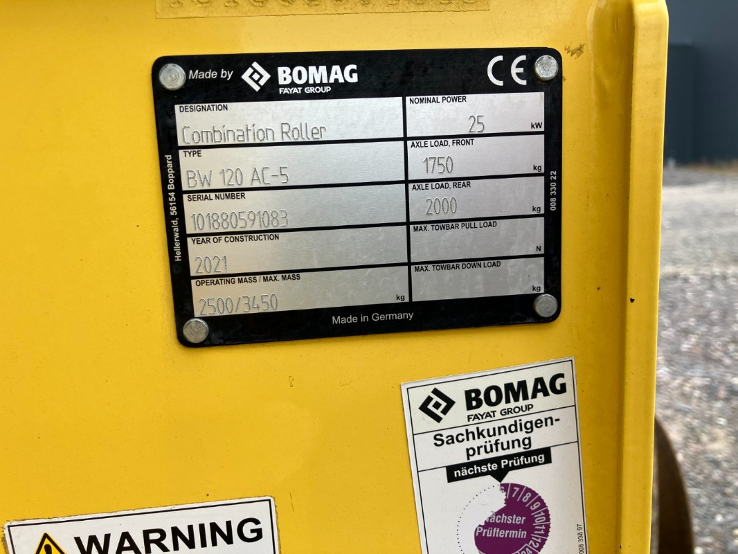 BOMAG DE BW 120 AC-5 Stage V/Tier 4f - Wals: afbeelding 2 BOMAG DE BW 120 AC-5 Stage V/Tier 4f - Wals: afbeelding 2