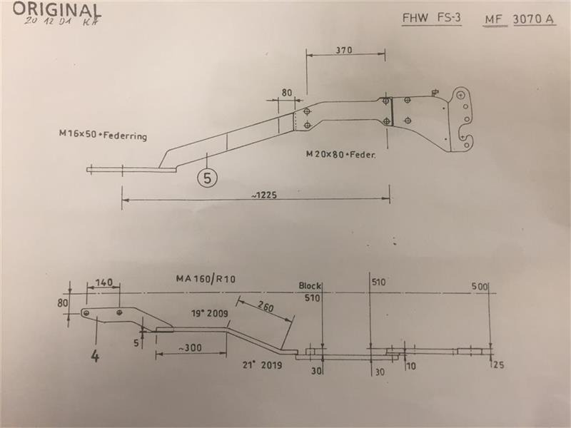 Hauer FS-3 Sidevanger MF 3070 2WD - Aanbouwdeel voor Landbouwmachine: afbeelding 3 Hauer FS-3 Sidevanger MF 3070 2WD - Aanbouwdeel voor Landbouwmachine: afbeelding 3