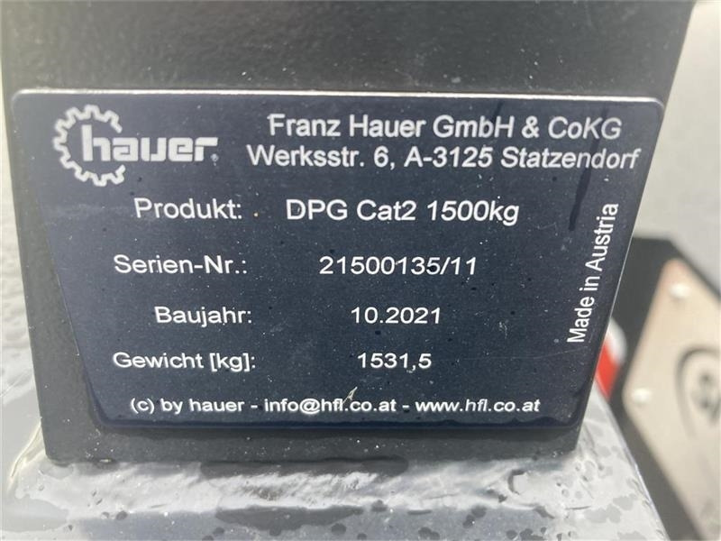 Hauer 1500 kg - Tegenwicht: afbeelding 4 Hauer 1500 kg - Tegenwicht: afbeelding 4