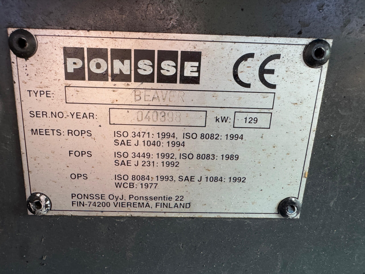 Harvester Ponsse Beaver: afbeelding 20
