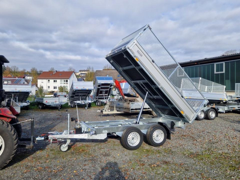 Böckmann Kipper PKW Anhänger RK-AL 3016/27 Gitteraufsatz EsayKipp - Kipper aanhangwagen: afbeelding 1 Böckmann Kipper PKW Anhänger RK-AL 3016/27 Gitteraufsatz EsayKipp - Kipper aanhangwagen: afbeelding 1