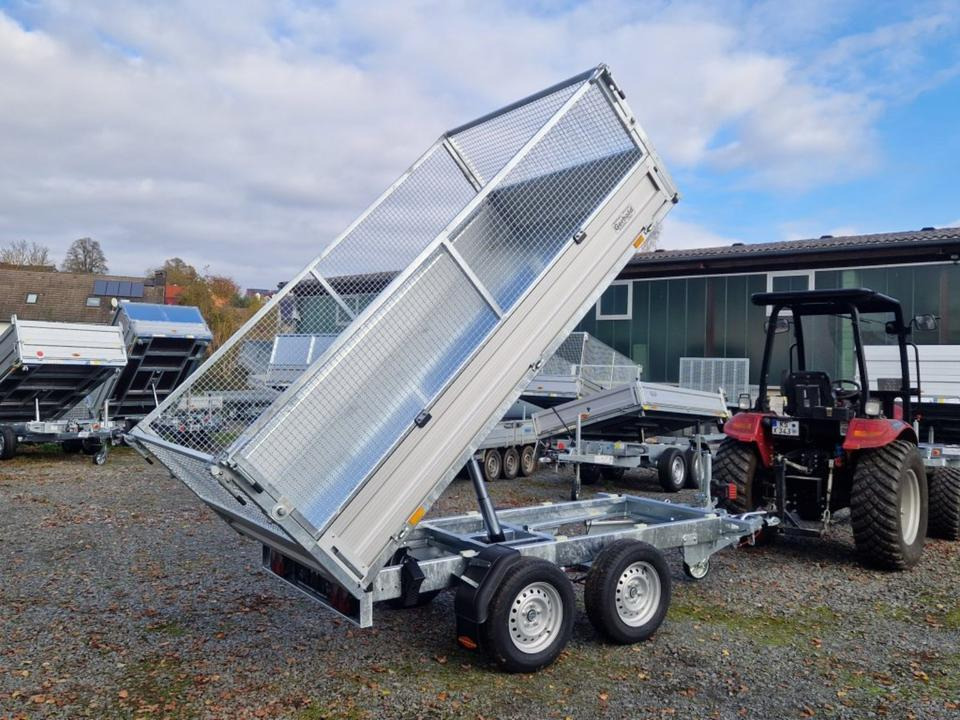 Kipper aanhangwagen Böckmann Kipper PKW Anhänger RK-AL 3016/27 Gitteraufsatz EsayKipp: afbeelding 11