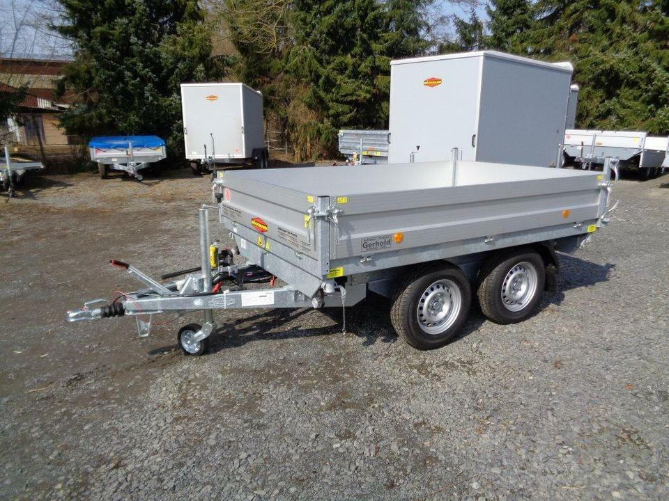 Böckmann PKW-Anhänger Elektro-Dreiseitenkipper DK-AL 2516/27P - Kipper aanhangwagen: afbeelding 2 Böckmann PKW-Anhänger Elektro-Dreiseitenkipper DK-AL 2516/27P - Kipper aanhangwagen: afbeelding 2