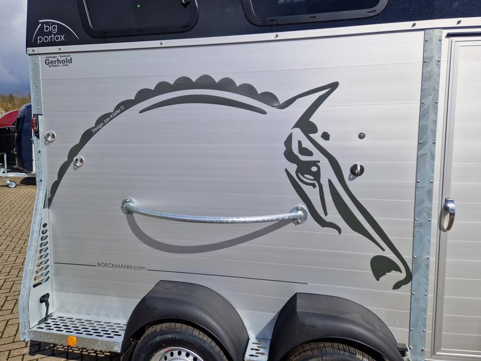Paardentrailer Böckmann Pferdeanhänger Big Portax WCF 100km/h Sattelraum: afbeelding 18