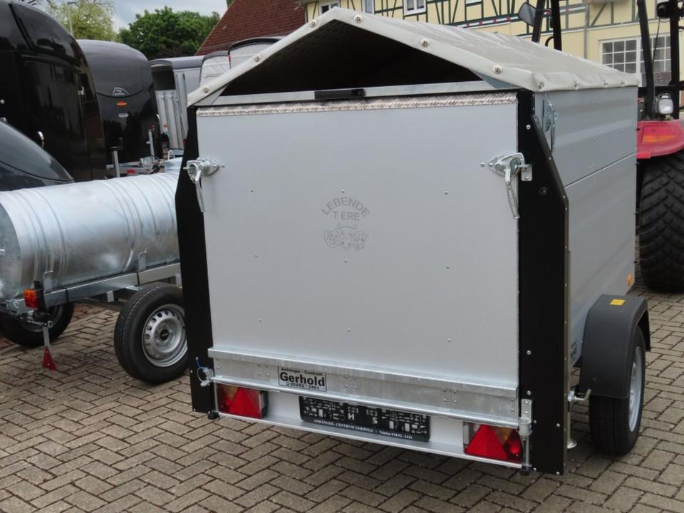 TPV Kleinviehanhänger 1,0t Flügeltür Viehanhänger Ziegen Schafe - Veewagen aanhangwagen: afbeelding 4 TPV Kleinviehanhänger 1,0t Flügeltür Viehanhänger Ziegen Schafe - Veewagen aanhangwagen: afbeelding 4