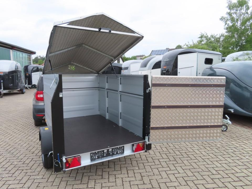 TPV Kleinviehanhänger 1,0t Flügeltür Viehanhänger Ziegen Schafe - Veewagen aanhangwagen: afbeelding 2 TPV Kleinviehanhänger 1,0t Flügeltür Viehanhänger Ziegen Schafe - Veewagen aanhangwagen: afbeelding 2