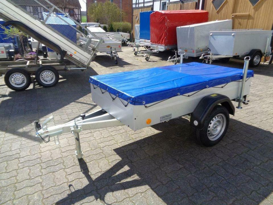 TPV PKW-Anhänger 750 kg Flachplane Stützen - Aanhangwagen auto: afbeelding 1 TPV PKW-Anhänger 750 kg Flachplane Stützen - Aanhangwagen auto: afbeelding 1