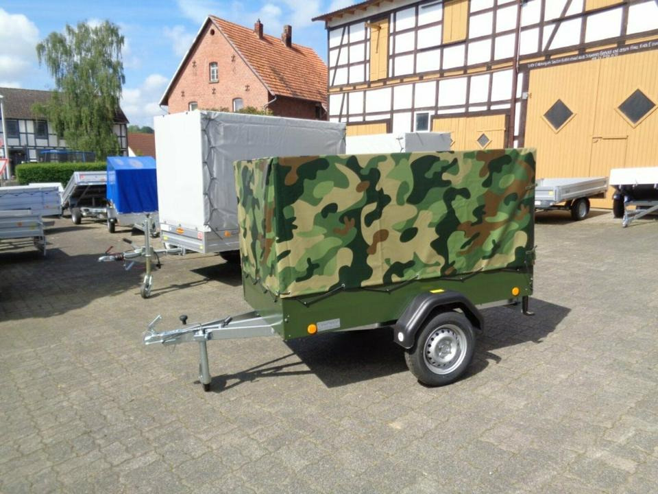 TPV PKW-Anhänger Plane und Spriegel 750 kg, Camouflage - Aanhangwagen auto: afbeelding 1 TPV PKW-Anhänger Plane und Spriegel 750 kg, Camouflage - Aanhangwagen auto: afbeelding 1