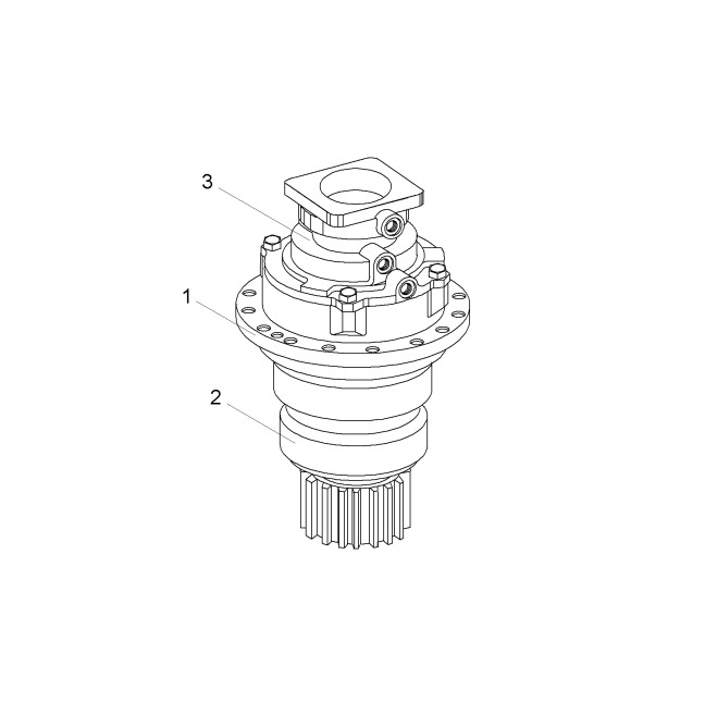 Sennebogen ZF DR250 053017 and ZF DR350 250184 slewing gear - Zwenkmotor voor Overslagkraan: afbeelding 1 Sennebogen ZF DR250 053017 and ZF DR350 250184 slewing gear - Zwenkmotor voor Overslagkraan: afbeelding 1