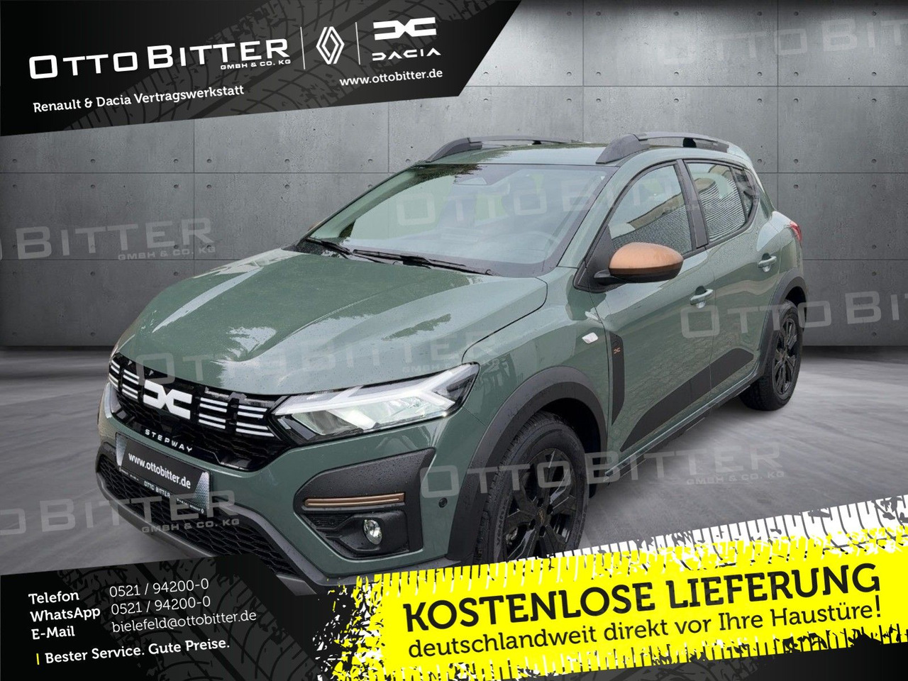 Dacia Sandero Stepway Extreme TCe110 CITY-PAKET - Sedan: afbeelding 1 Dacia Sandero Stepway Extreme TCe110 CITY-PAKET - Sedan: afbeelding 1