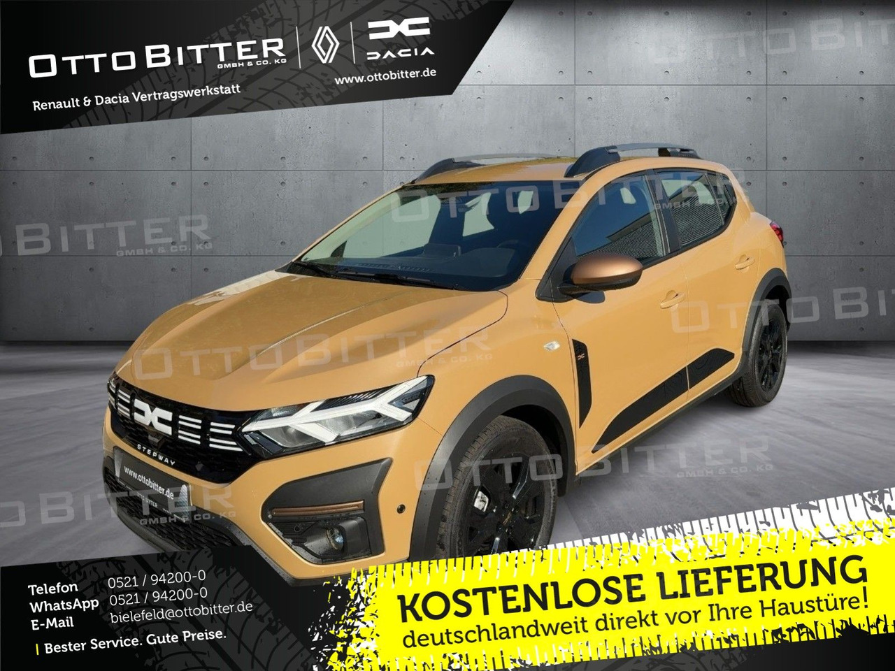 Dacia Sandero Stepway Extreme TCe110 CITY-PAKET/NAVI - Sedan: afbeelding 1 Dacia Sandero Stepway Extreme TCe110 CITY-PAKET/NAVI - Sedan: afbeelding 1