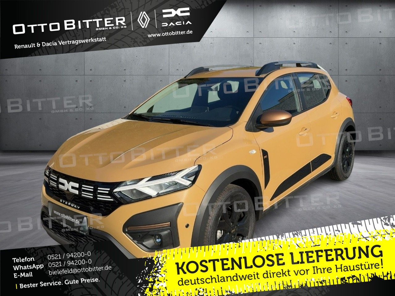 Dacia Sandero Stepway Extreme TCe110 CITY-PAKET/NAVI - Sedan: afbeelding 1 Dacia Sandero Stepway Extreme TCe110 CITY-PAKET/NAVI - Sedan: afbeelding 1